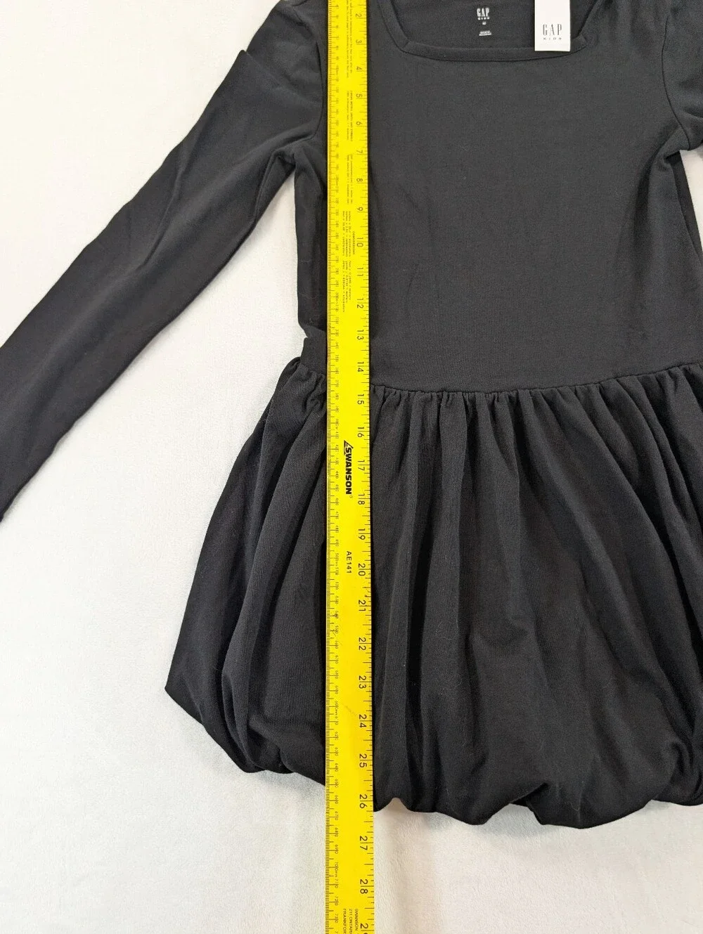 NWT Gap Girls Bubble Black Dress Medium